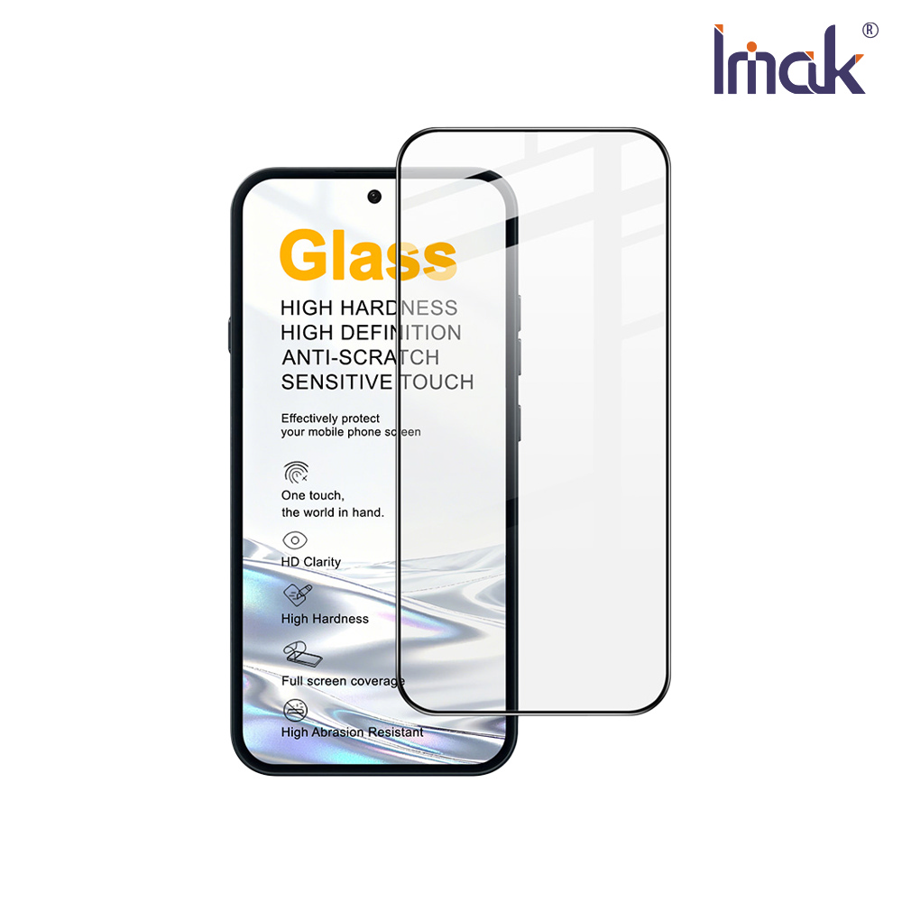 Imak 艾美克 Nothing Phone (4a) 鋼化玻璃貼(黑邊)(可指紋解鎖)