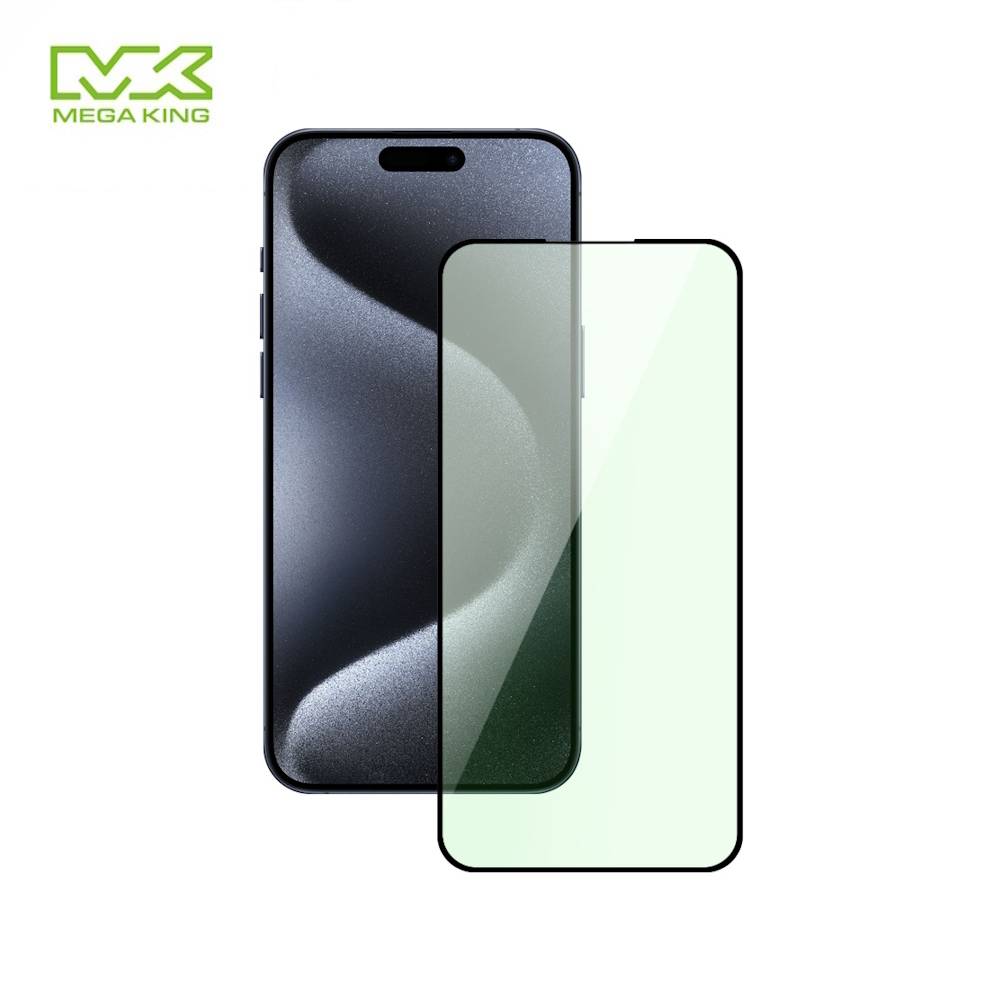 MEGA KING 萊因認證抗藍光滿版玻璃貼 iPhone15 Pro 6.1吋