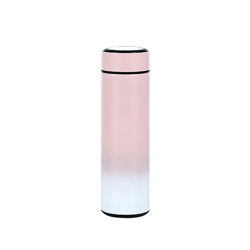 飪我行 夢幻漸層色304不鏽鋼真空保溫杯500ml(480mlMAX) CI-500J 漸層粉