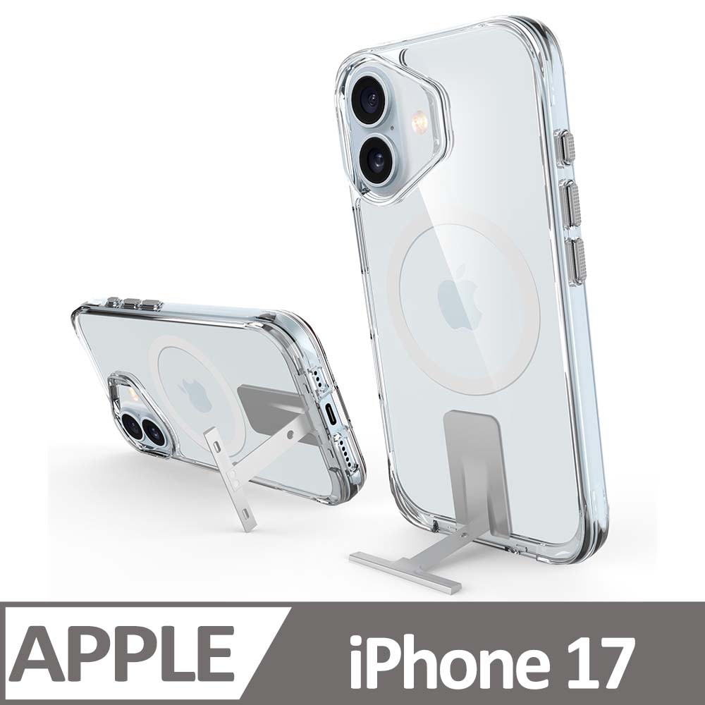 Cowhorn iPhone 17 CW隱形磁吸立架透明殼
