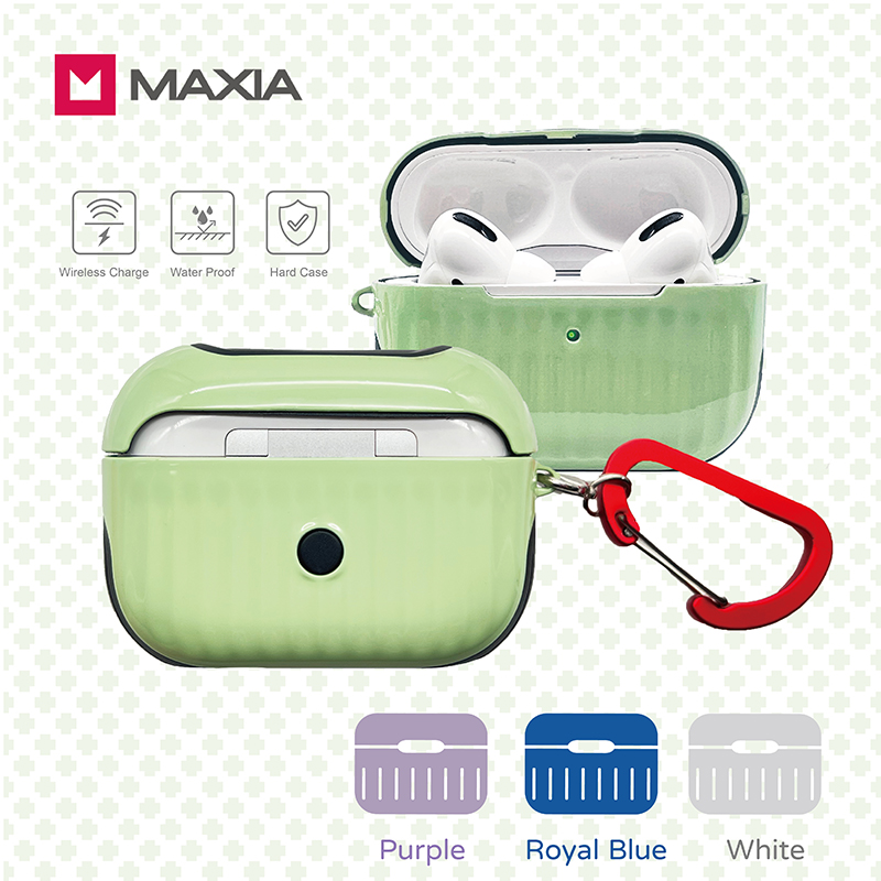 【MAXIA】AirPods Pro 2 迷你行李箱保護殼-青漾綠(MA-Pro 2)