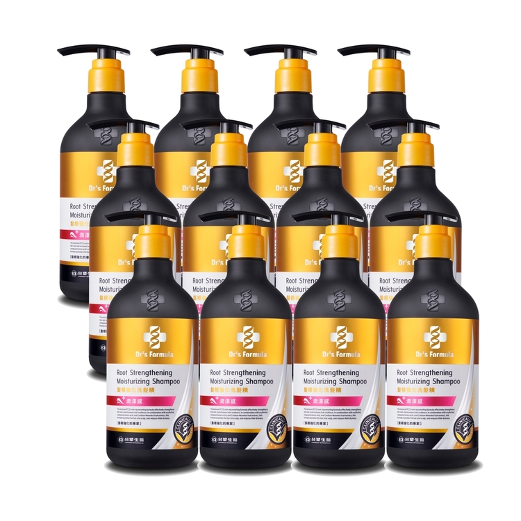 《台塑生醫》Dr‘s Formula髮根強化洗髮精－潤澤感(升級版)三代580g*12入