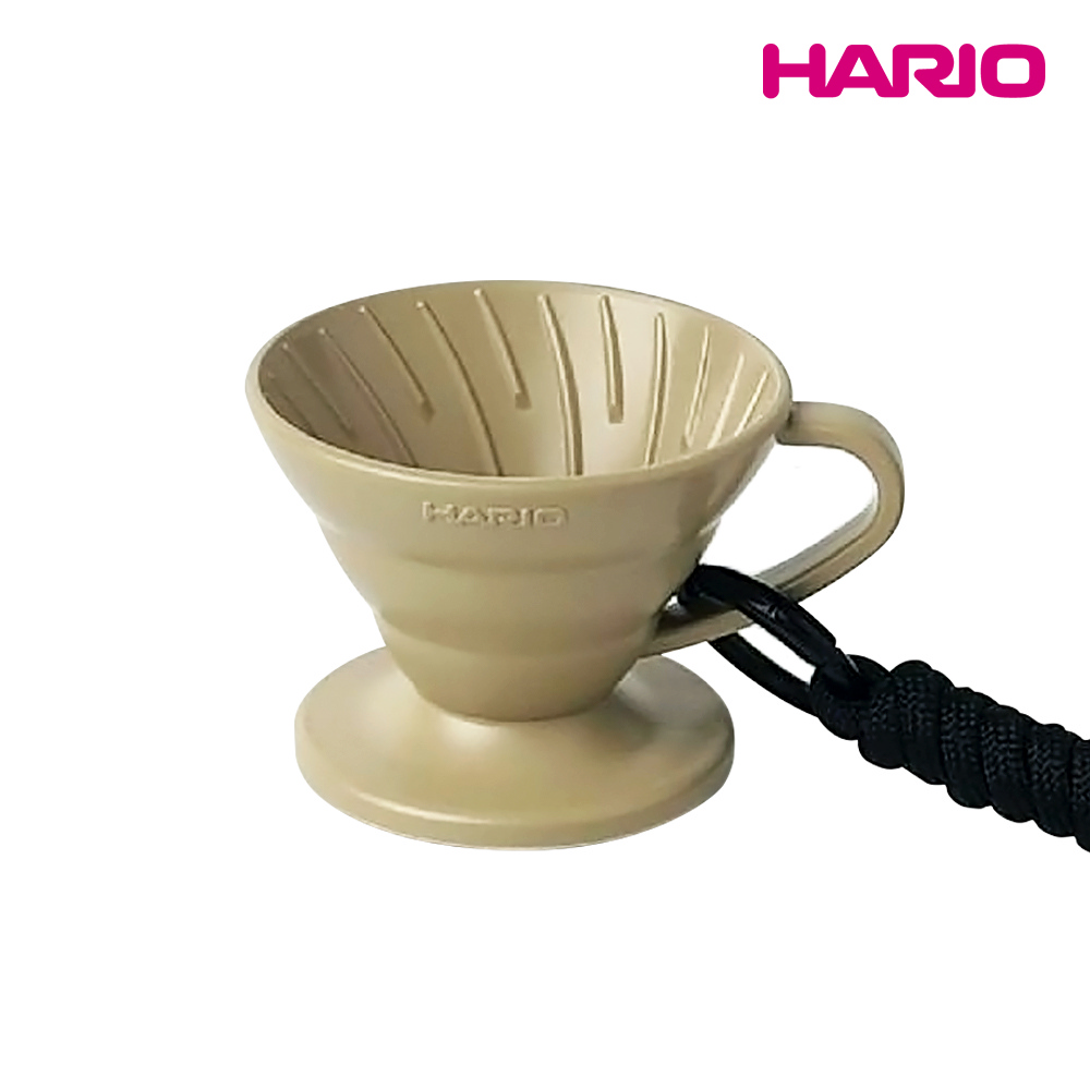 【HARIO】V60迷你 PBT 品飲杯/試飲杯-卡其色