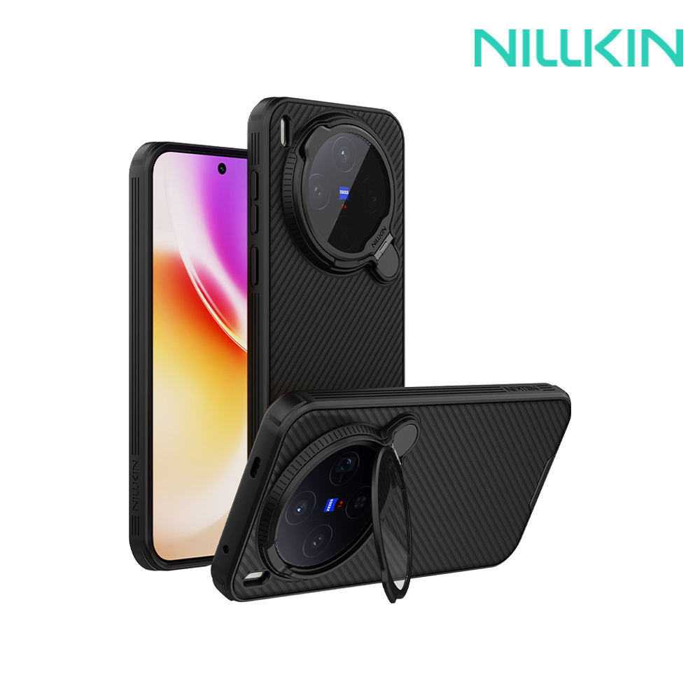 NILLKIN vivo X300 5G 黑鏡 Prop 磁吸保護殼(透黑鏡蓋)(黑色)