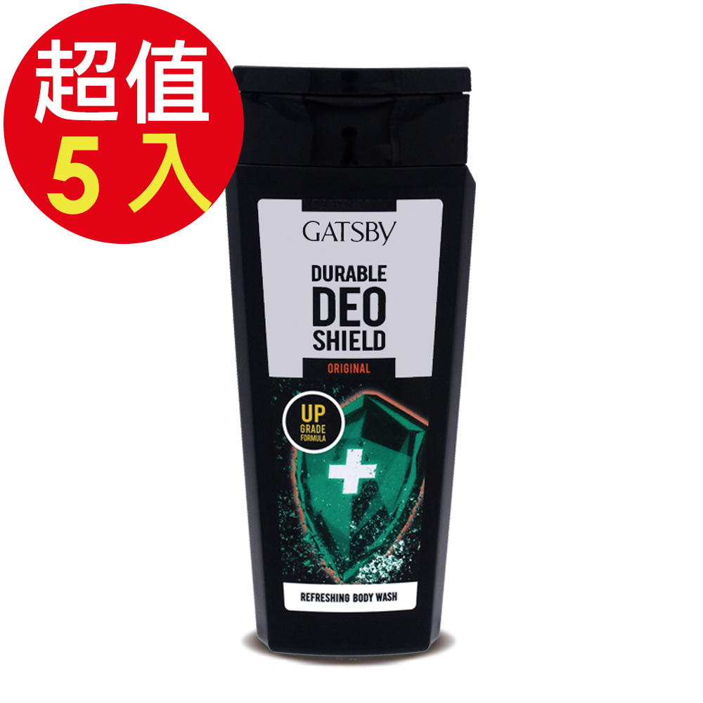 GATSBY 男性勁爽能量沐浴露x5入(250ml/入)