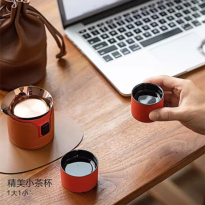 沏派 逐外飛行壺 茶具伴手禮戶外旅行陶瓷茶具 植感綠