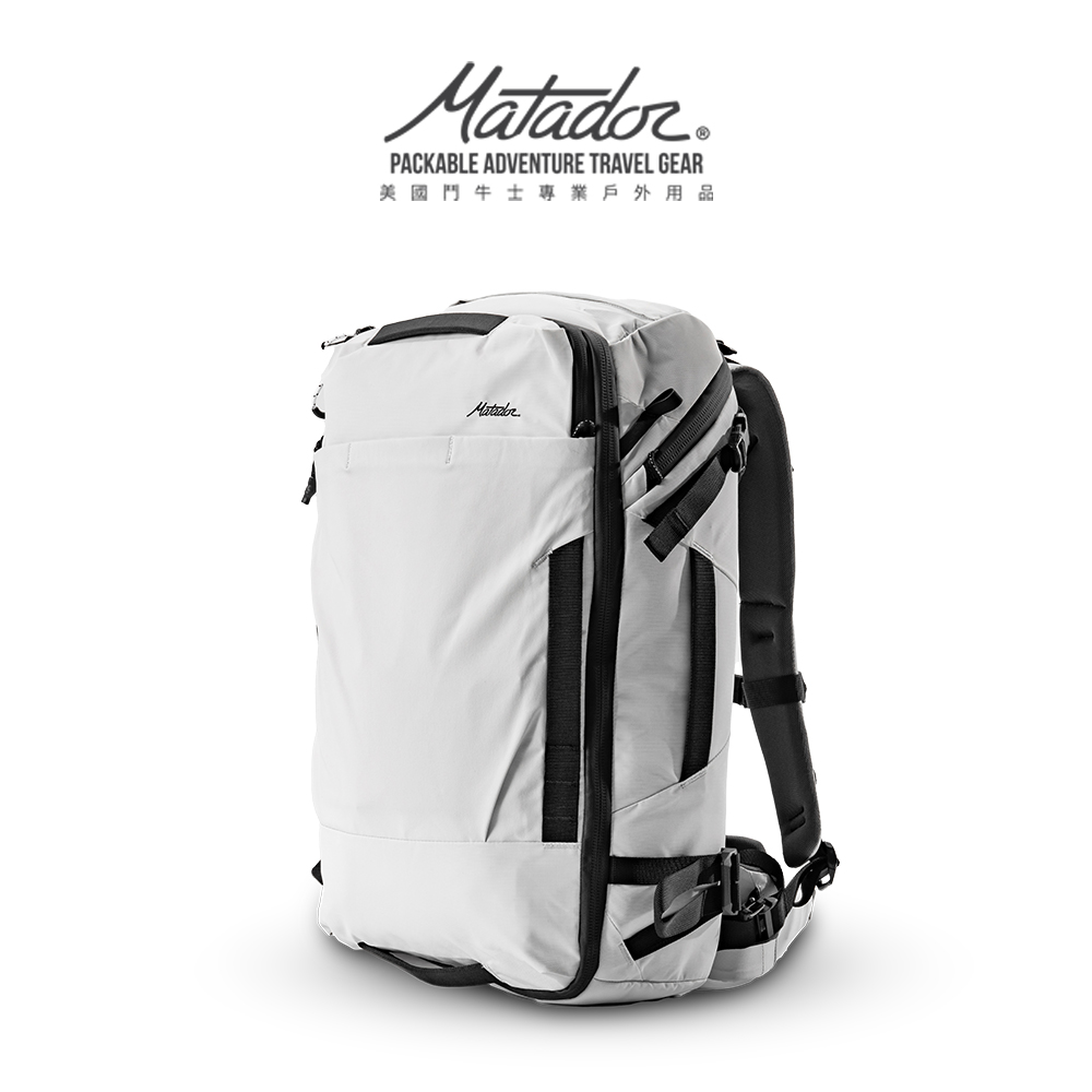 【Matador 鬥牛士】GlobeRider35 Travel Backpack 環球探索壯遊背包35L - 銀白色