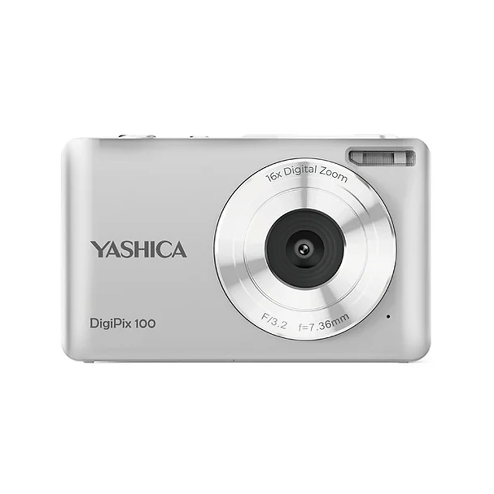 【YASHICA 日本雅西卡】 DigiPix 100 金屬輕薄DC數位相機-銀色