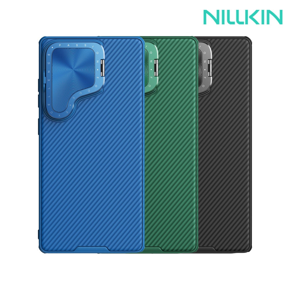 NILLKIN SAMSUNG 三星 Galaxy S25 Ultra 黑鏡 Prop 保護殼(深綠)