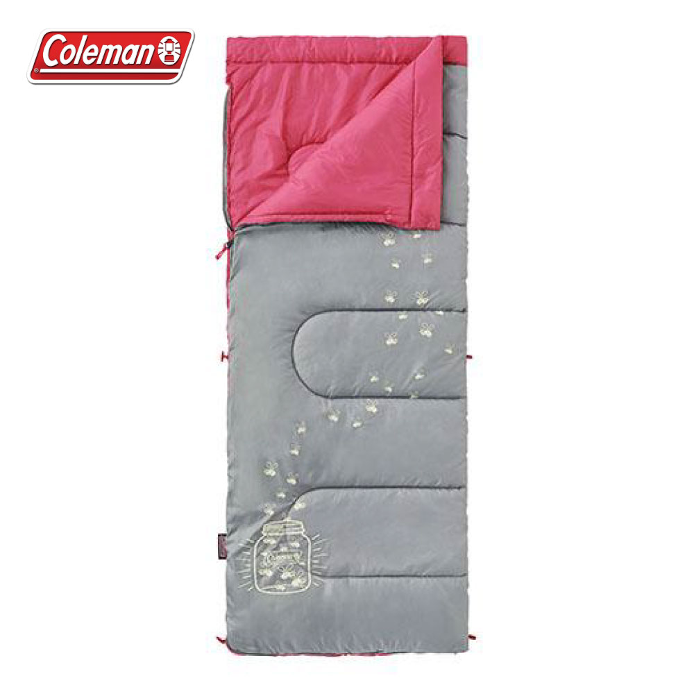 Coleman 夜光型桃紅兒童睡袋C7 睡袋 露宿袋 毛毯 露營睡袋 CM-22263