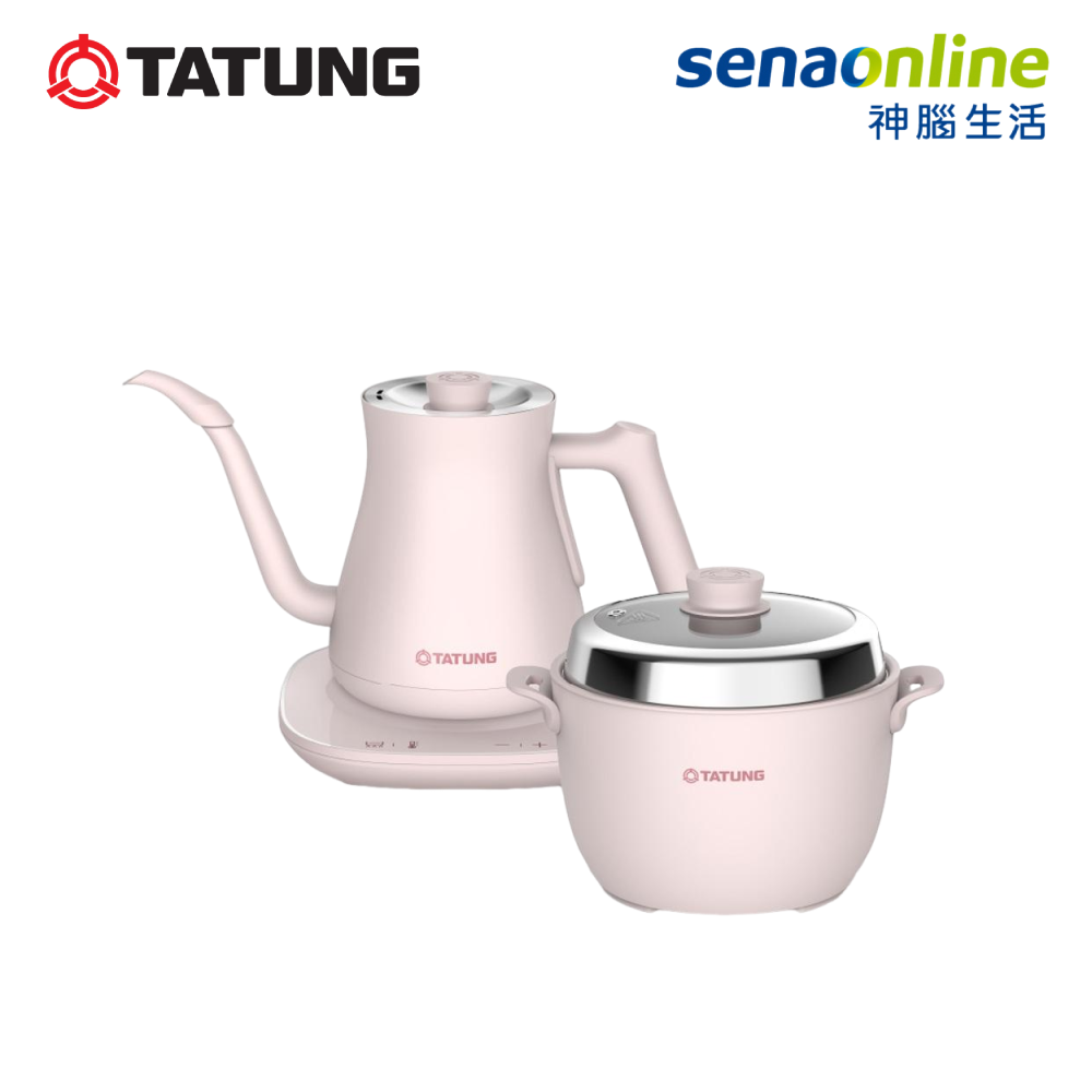 【粉寵購物節】TATUNG大同 輕享料理組(電鍋+電茶壺) TAC-0309EA-P