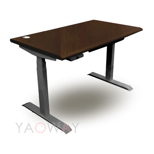 JT.JiTi ONEH電動升降桌120 x 70_5997艾莉絲胡桃木+黑腳【耀偉】