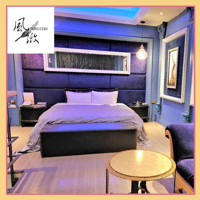 台中【風緻主題精品旅館】標準D雙人房一泊一食雙人住宿券(MO)