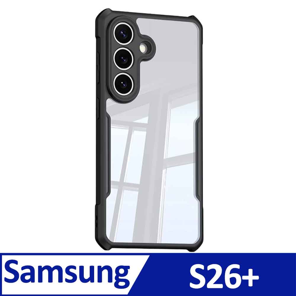 XUNDD 甲蟲系列 SAMSUNG Galaxy S26+ 防摔保護軟殼 炫酷黑