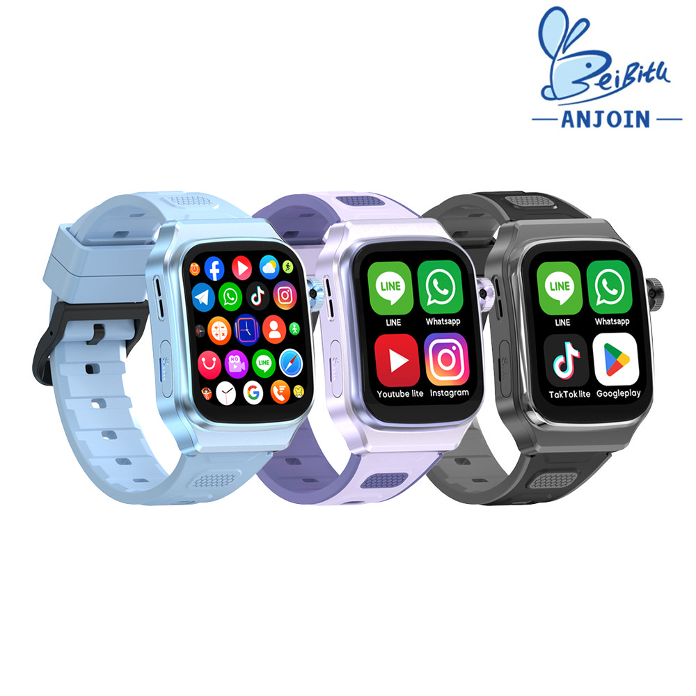 ANJOIN A9 Pro GPS 兒童智慧手錶(Play 商店)(2/64G)(黑色)