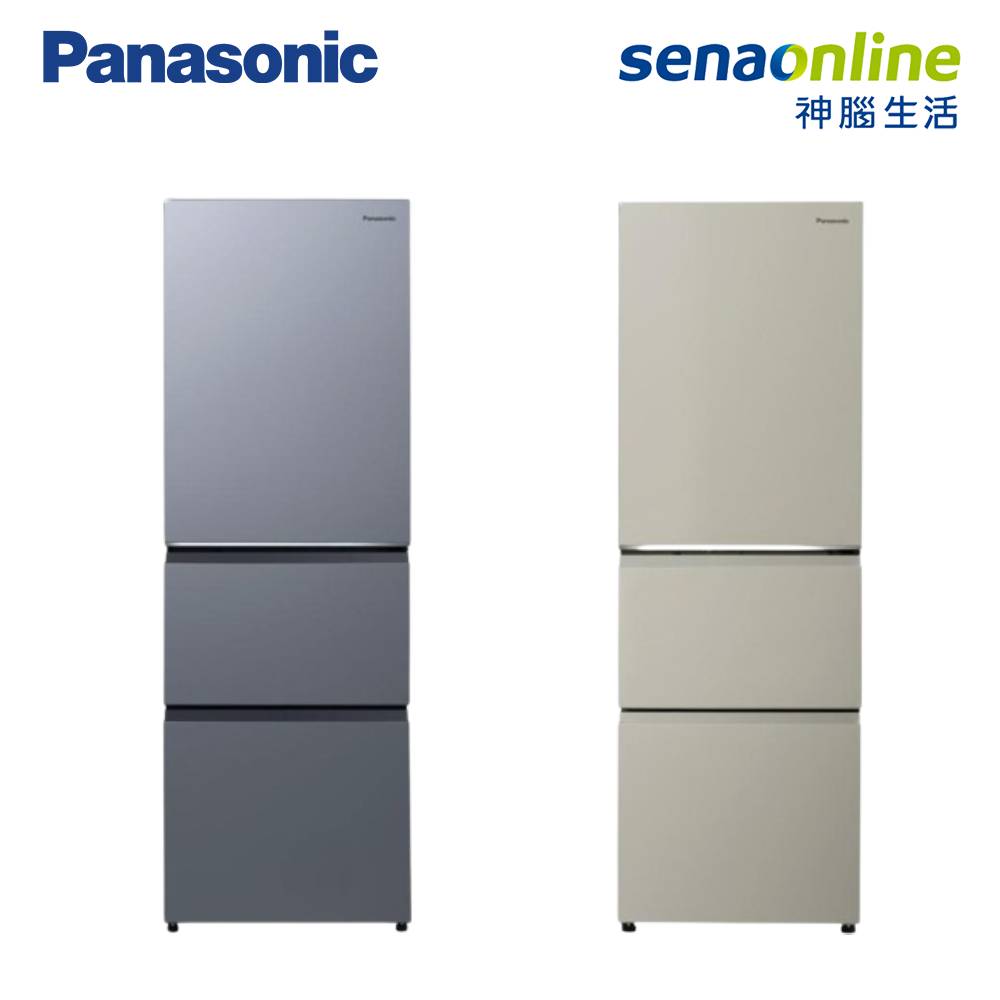 冰箱/Panasonic NR-C387HVLS-B 385L 三門左開無邊框鋼板冰箱
