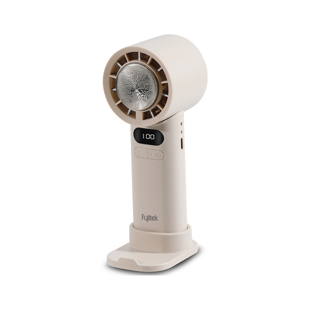 Fujitek富士電通 冰敷摺疊瞬冷風扇 奶油白 FT-FN500-W