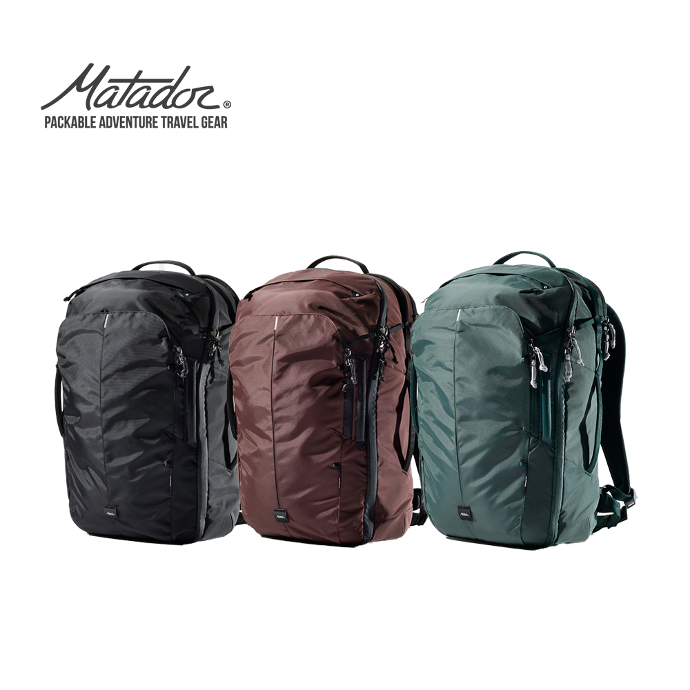 【Matador 鬥牛士】 Carry On Travel Pack 30L 登機旅行背包 - 黑色/隨身/旅行袋/登機包/防潑水/outdoor/行李袋/健身