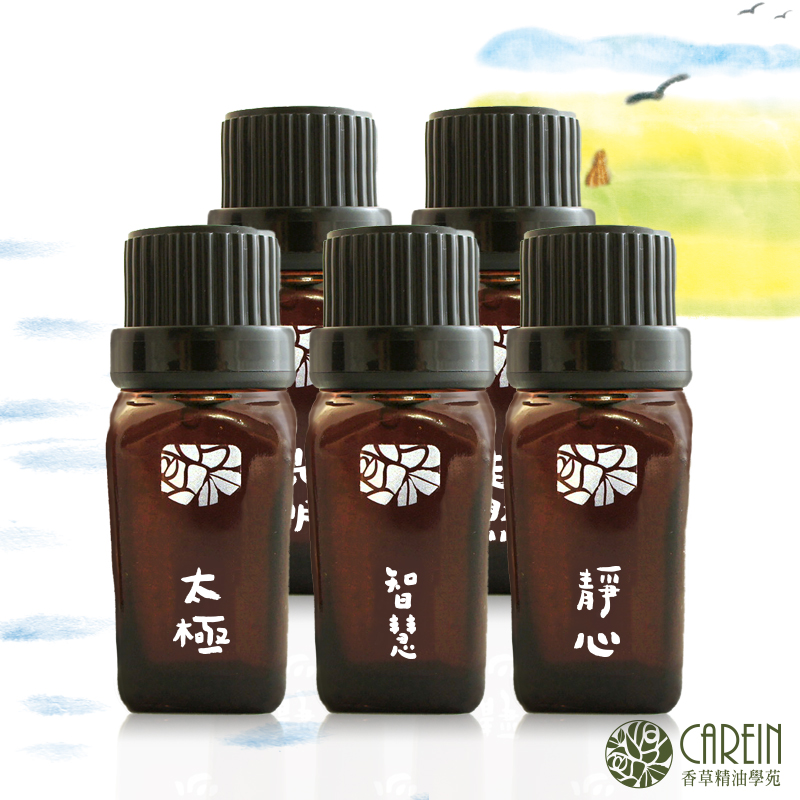 【CAREIN香草精油學苑】檀香靜心調神系列精油超值五件組B