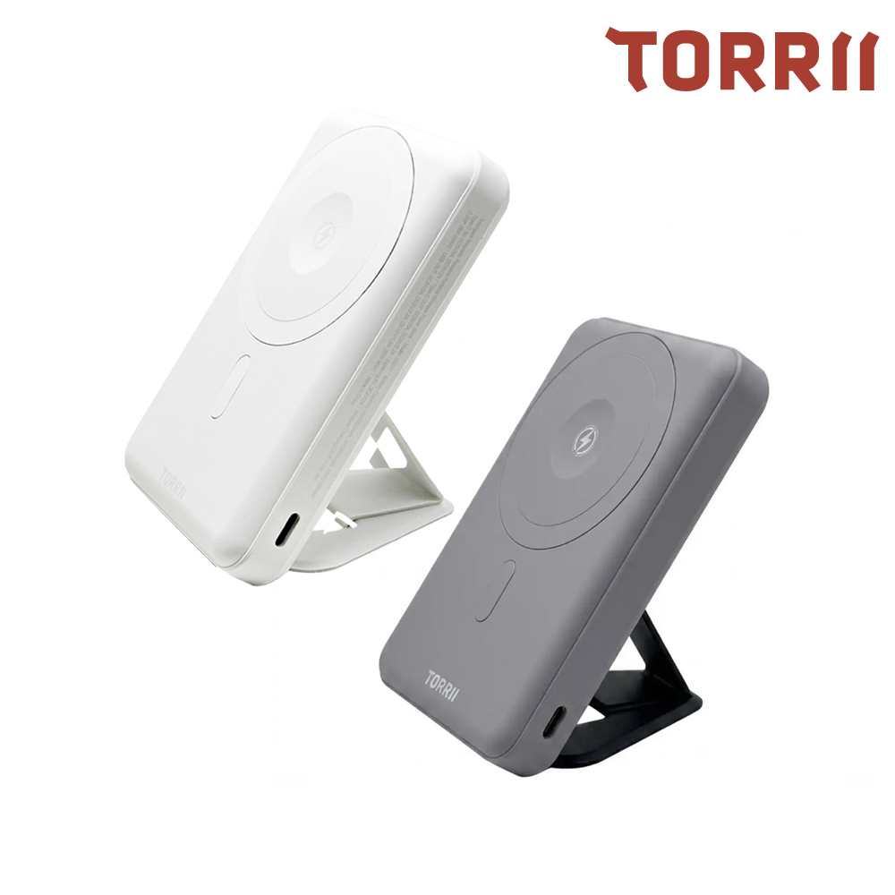TORRII Slim Pro 防爆支架磁吸行動電源(S2)(10000mAh)(灰色)
