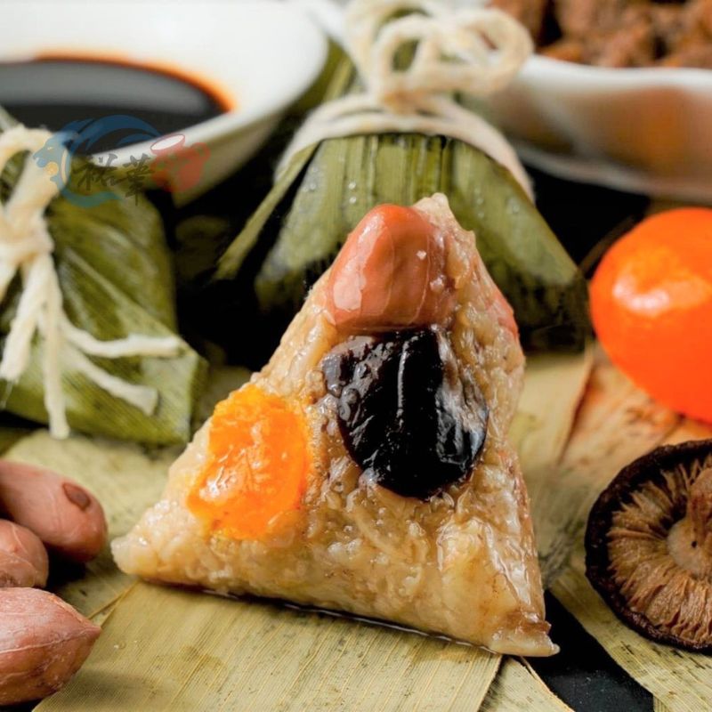 【DOZO嚴選】高雄一口粽-經典栗香粽 (1包2顆；170g(顆)+-10% ；大顆) x 3包組