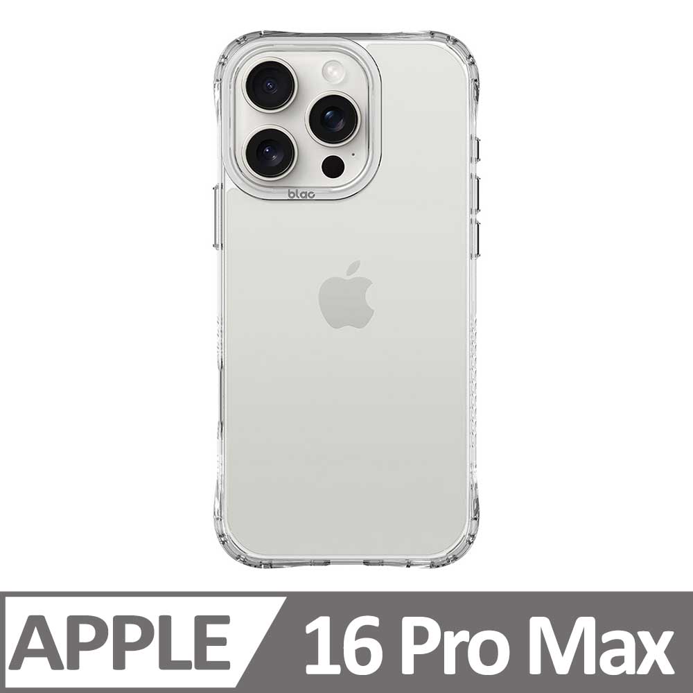 iPhone 16 Pro Max 6.9吋 BLAC Glacier冰川抗黃軍規防摔手機殼
