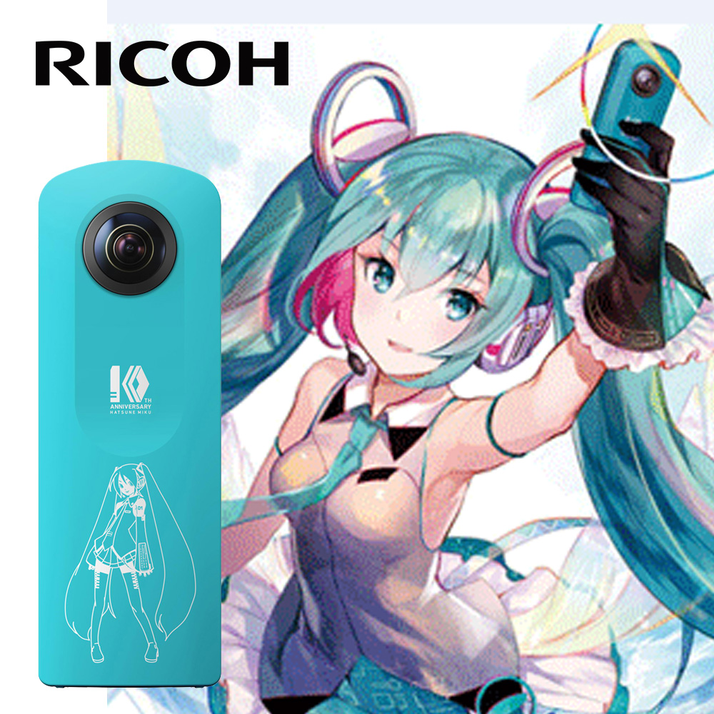RICOH THETA SC 炫彩夜拍機初音限量版【公司貨】