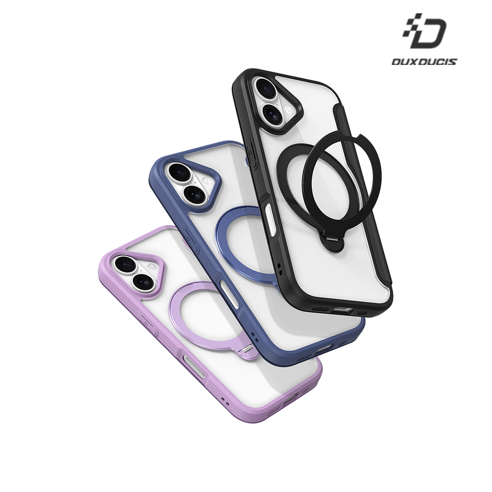 DUX DUCIS Apple 蘋果 iPhone 17 SKIN X Pro 磁吸支架皮套(黑色)