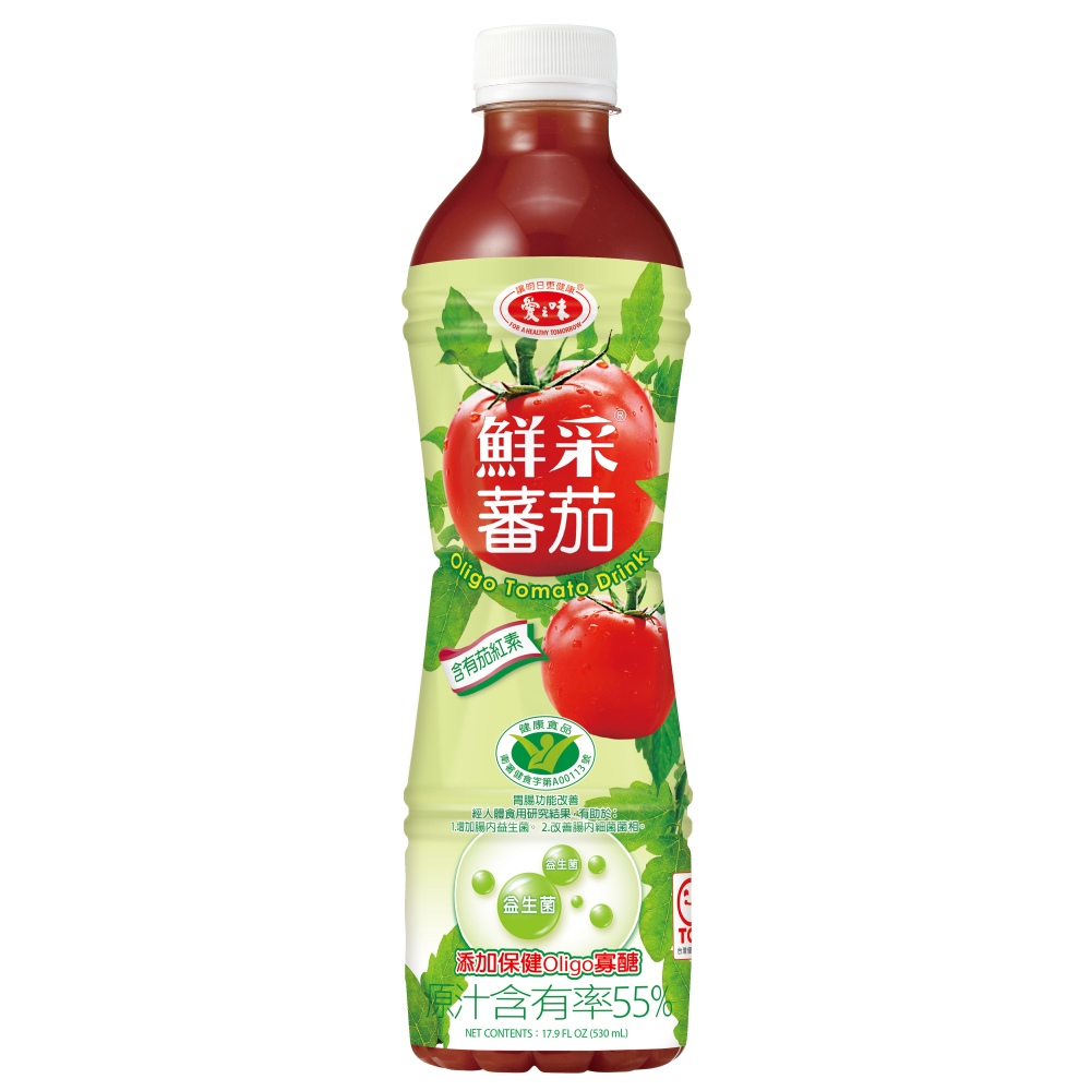 【愛之味】鮮采蕃茄汁Oligo保健530ml(24入/箱)