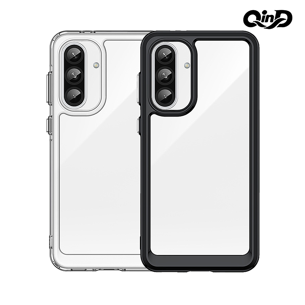 QinD SAMSUNG 三星 Galaxy A56 5G 雙料太空殼(透明)