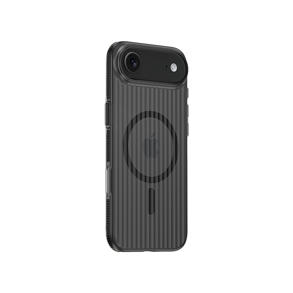 QinD Apple 蘋果 iPhone 17 Air 光柵冰霧磁吸殼(白/白)