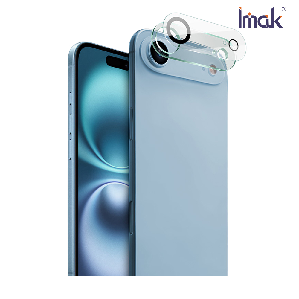 Imak 艾美克 Apple 蘋果 iPhone 17 Air 鏡頭玻璃貼(一體式)(黑圈版)