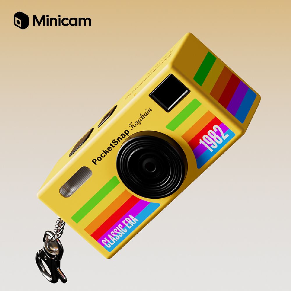 【Minicam 迷你拍】G16 魅力CHARM潮流款 K30 拇指迷你相機-黃色