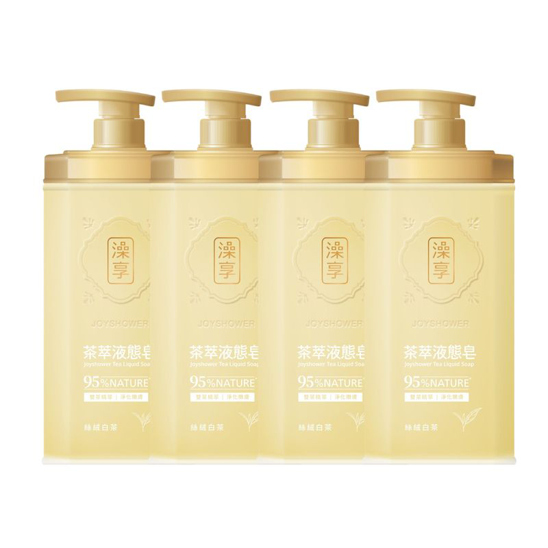 【澡享】茶萃液態皂(絲絨白茶)800g*4入