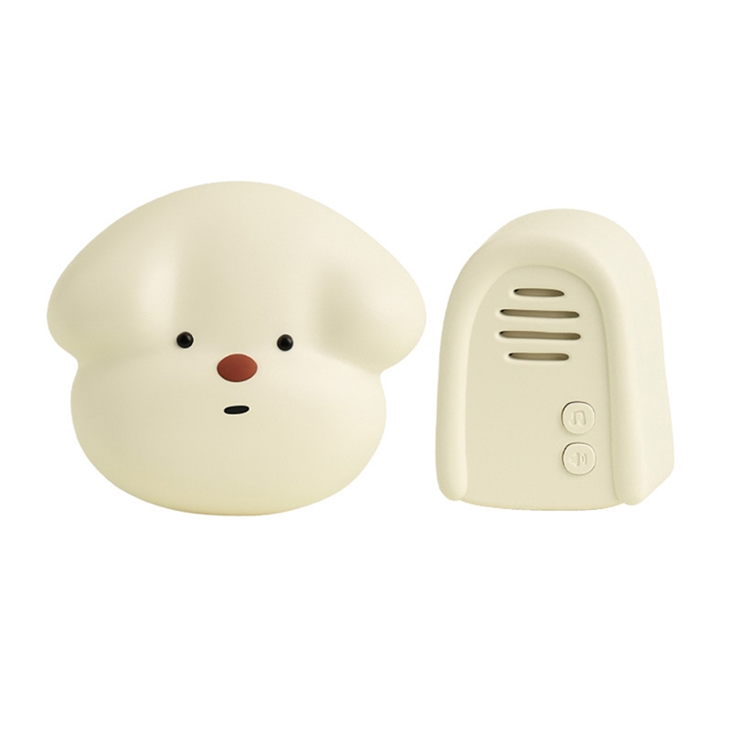 MUID覓逗 旺來自發電無線門鈴HR02 小白