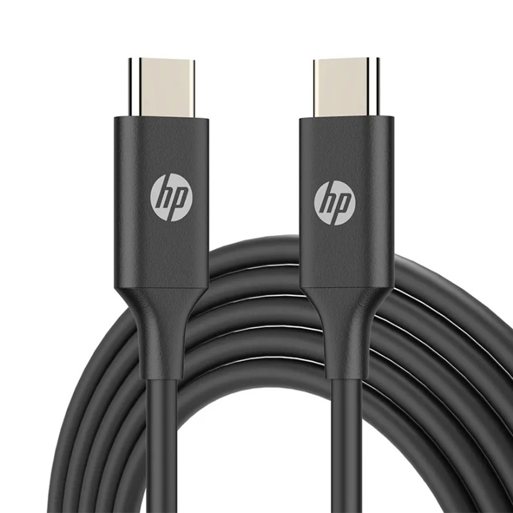 【HP 惠普】HP DHC-TC107 Type-C充電線 速充快充線-黑色(1M)