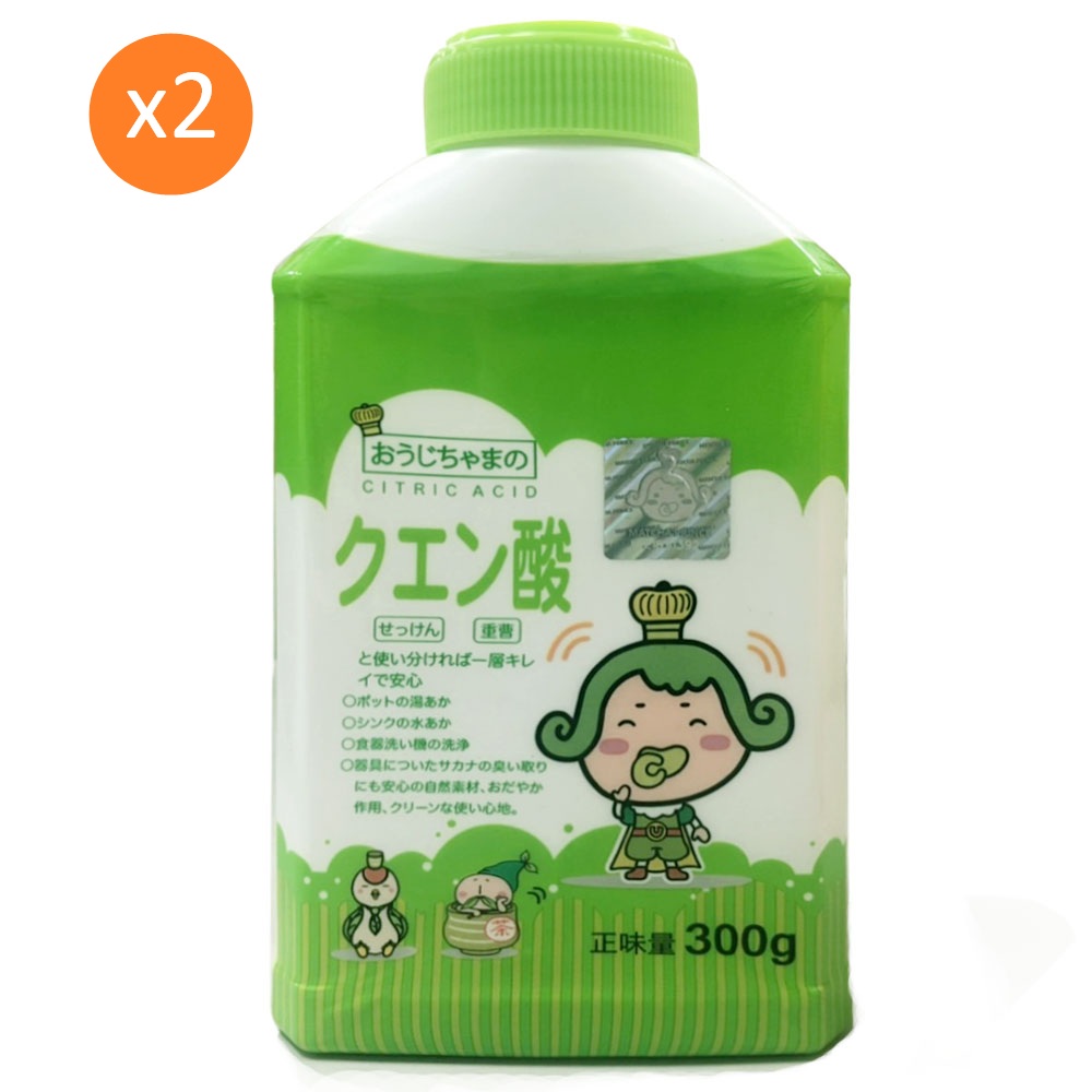 【日用員購】茶茶小王子檸檬酸除垢清潔劑便利罐300g/瓶  2入