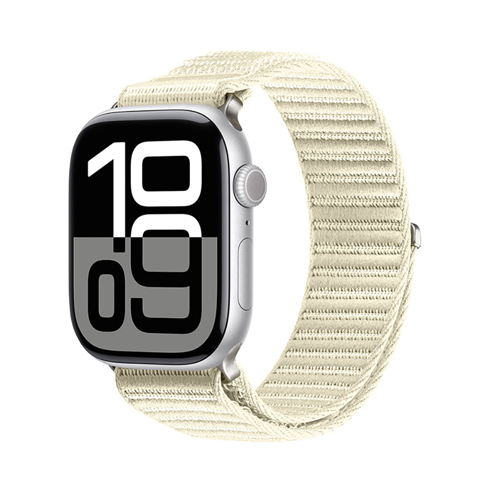 DUX DUCIS Apple Watch (38/40/41/42(十代)mm) YE 尼龍編織錶帶 (星光色)