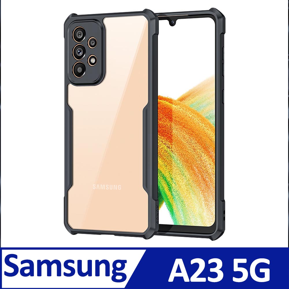XUNDD 甲蟲系列 SAMSUNG Galaxy A23 5G 防摔保護軟殼 炫酷黑