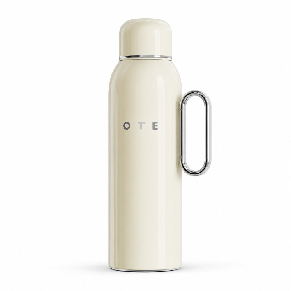 OTE歐堤 LQ Raincolor V1 1500ML 316不銹鋼保溫壺保溫瓶-奶白色