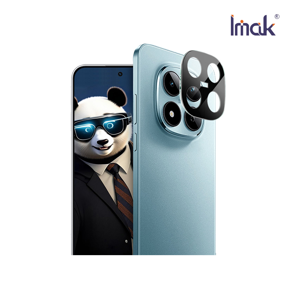 Imak 艾美克 Redmi 紅米 Note 15 Pro 5G / 紅米 Note 15 Pro+ 5G 鏡頭玻璃貼(一體式)(曜黑版)