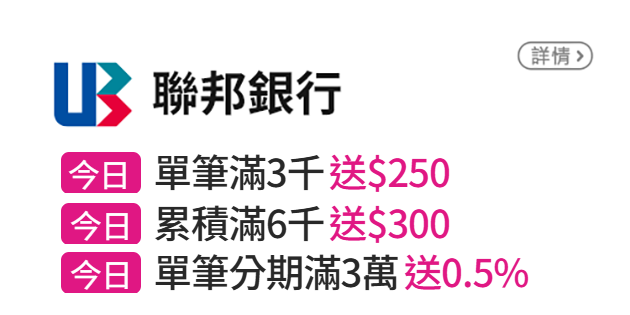 信用卡優惠