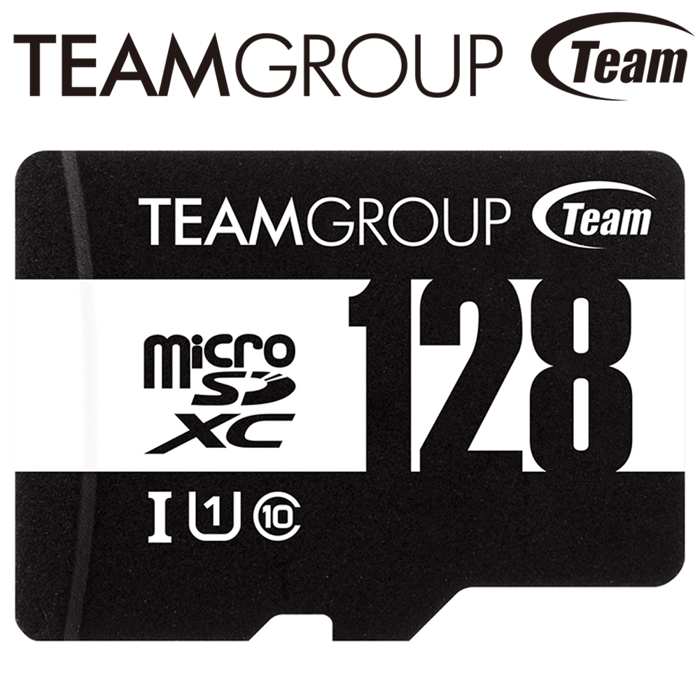 Team 十銓 Micro SDXC 128GB UHS-I U1 C10 記憶卡(含轉卡)