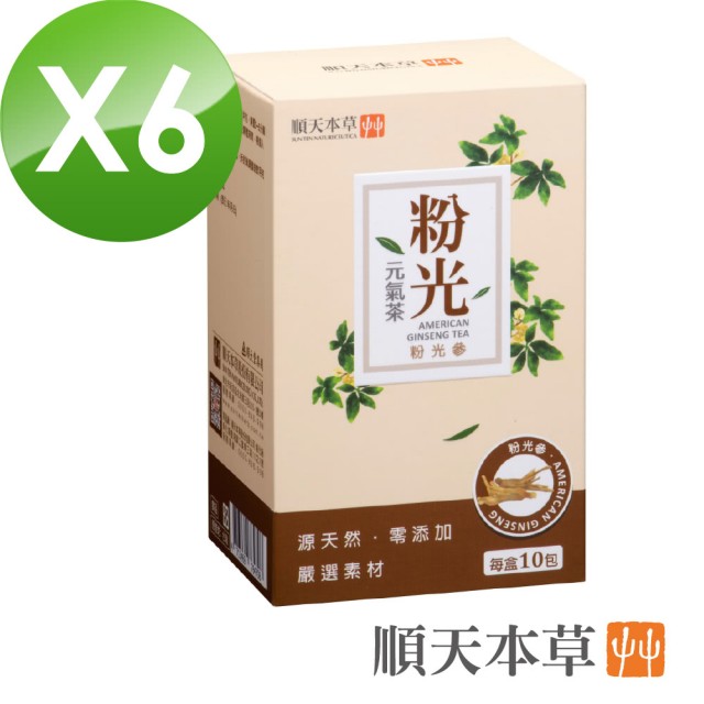 【順天本草】粉光元氣茶10入/盒X6盒