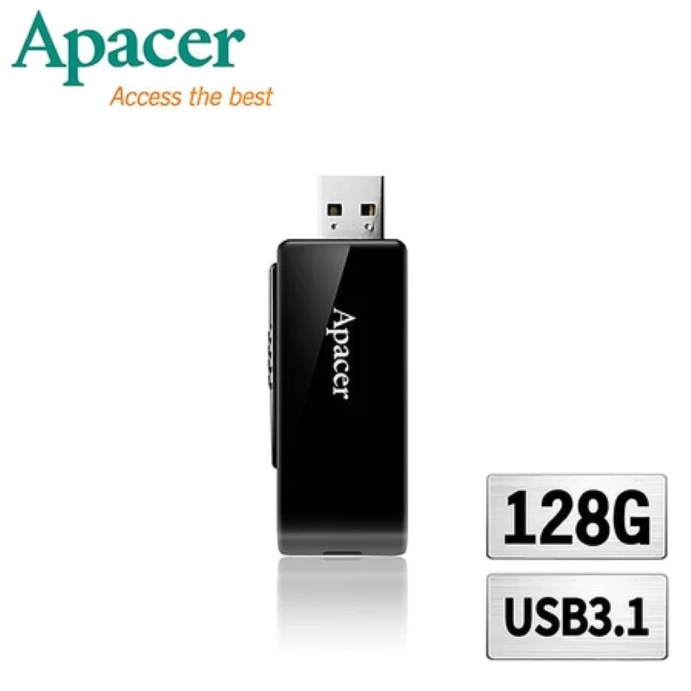 Apacer 宇瞻 AH350 128GB 賽車碟 USB3.1 隨身碟