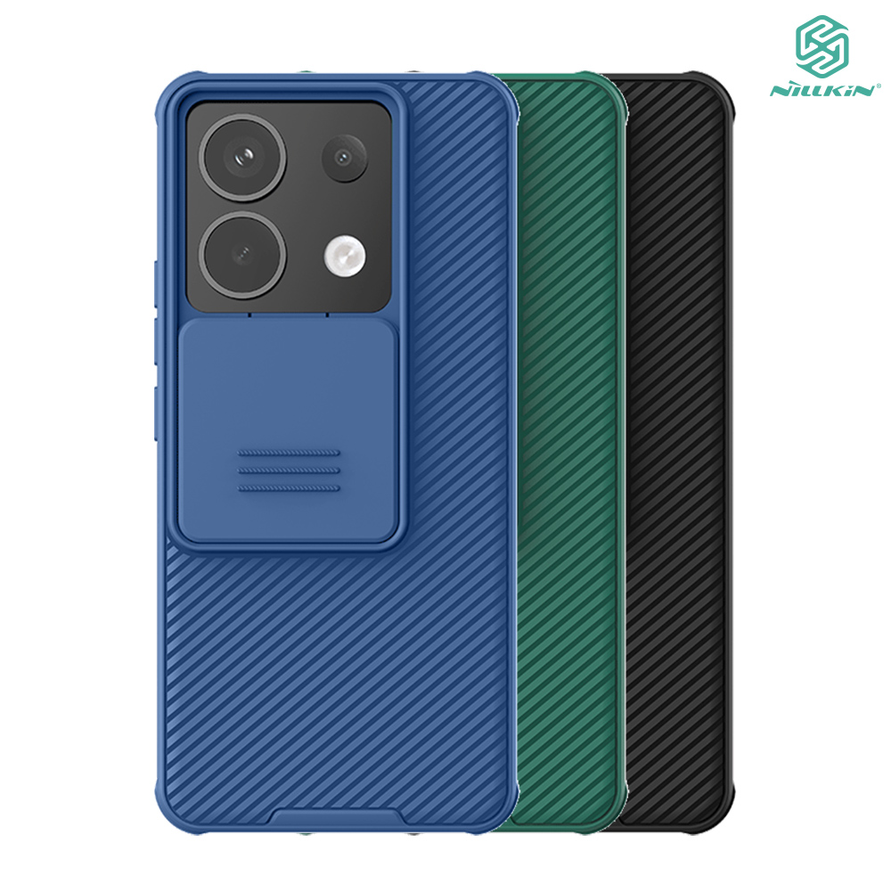 NILLKIN Redmi Note 13 Pro 5G / POCO X6 5G 黑鏡 Pro 保護殼(藍色)