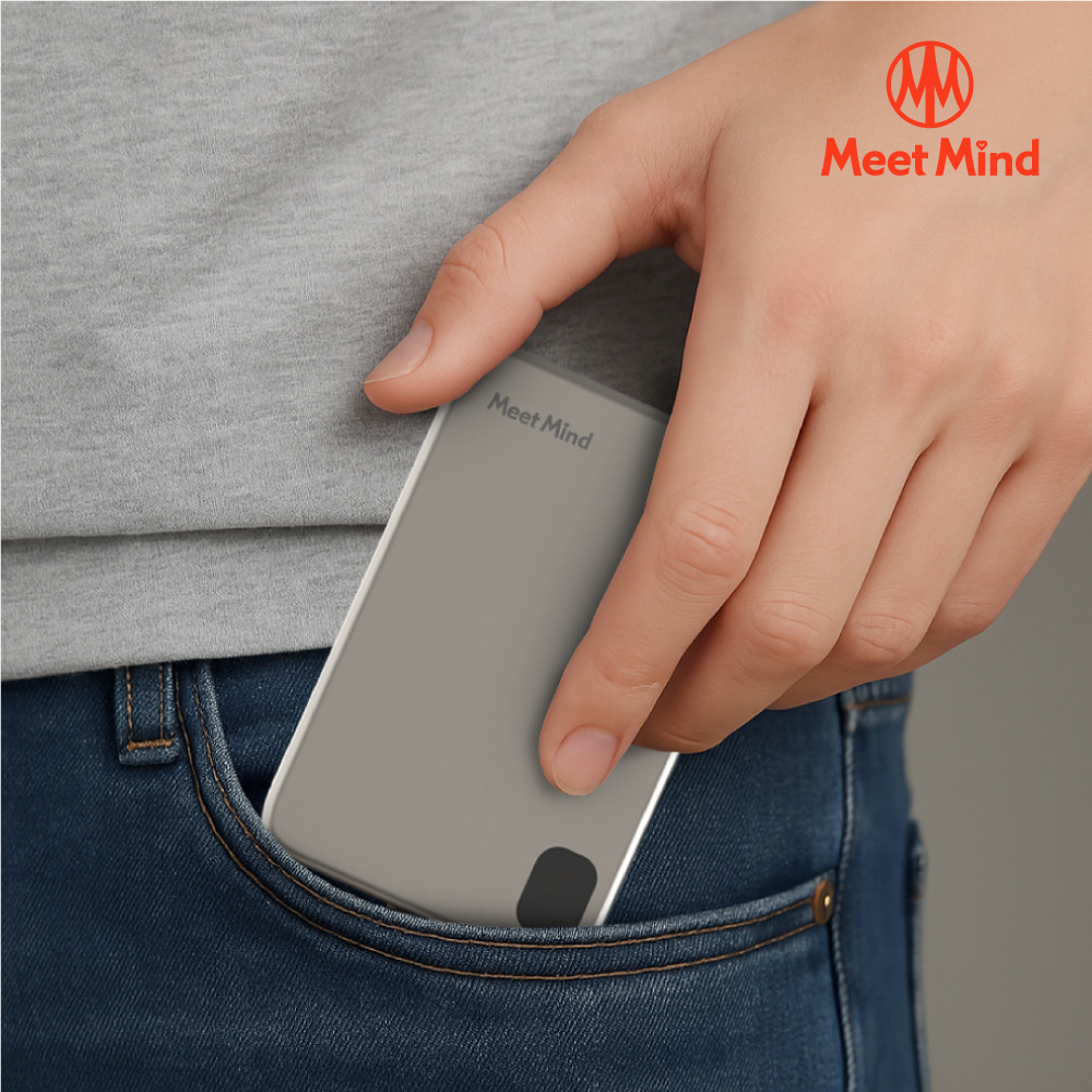 Meet Mind 吸附式線充行動電源-Type-C鋁合金款 星光銀