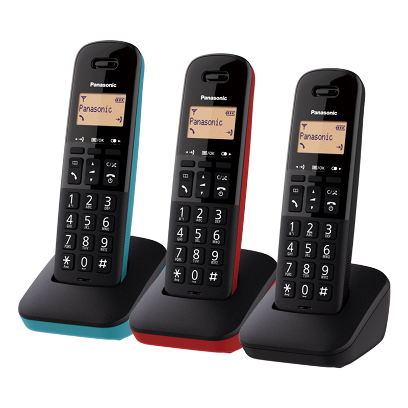 【紅色】Panasonic 國際牌 KX-TGB310TW DECT數位無線電話