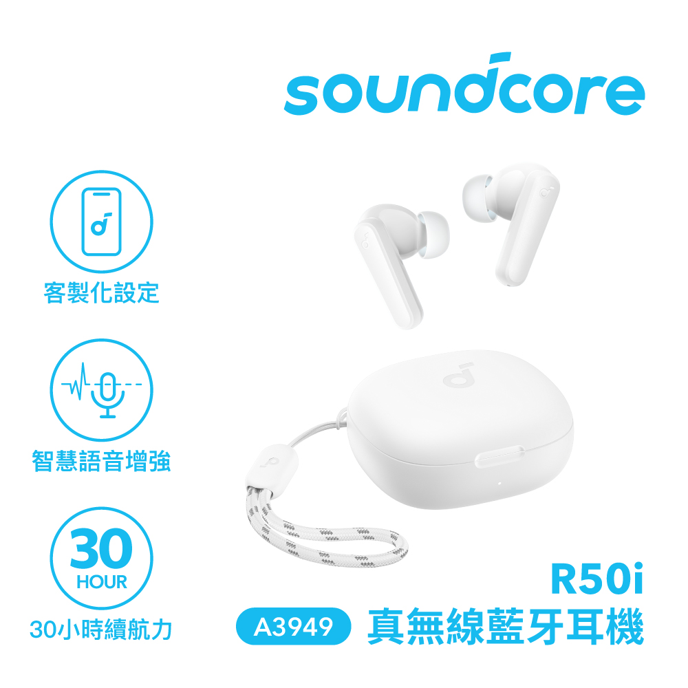 【Soundcore】R50i 藍牙5.3 真無線耳機 _極光白
