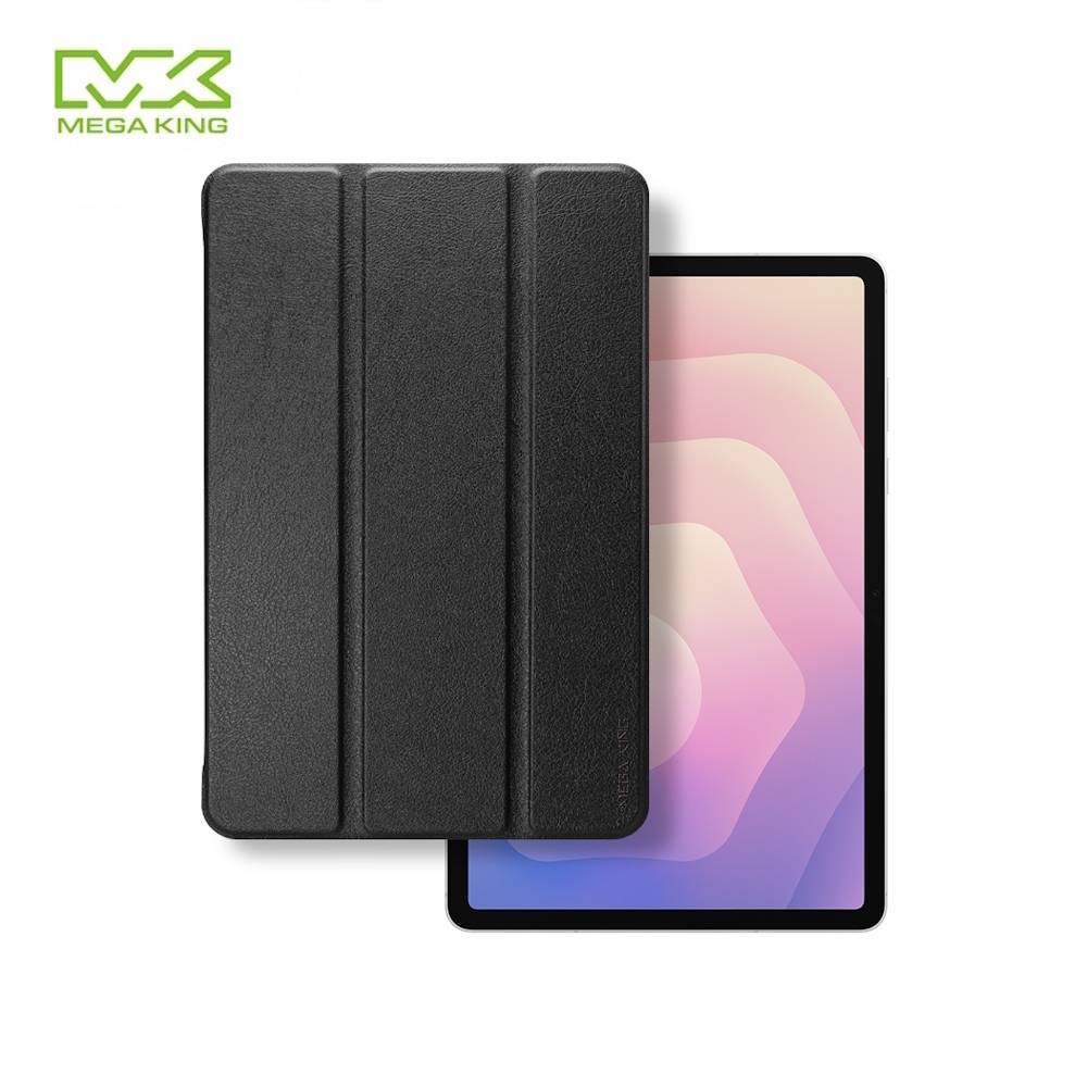 MEGA KING 三星 Galaxy Tab S11 側掀式皮套 黑